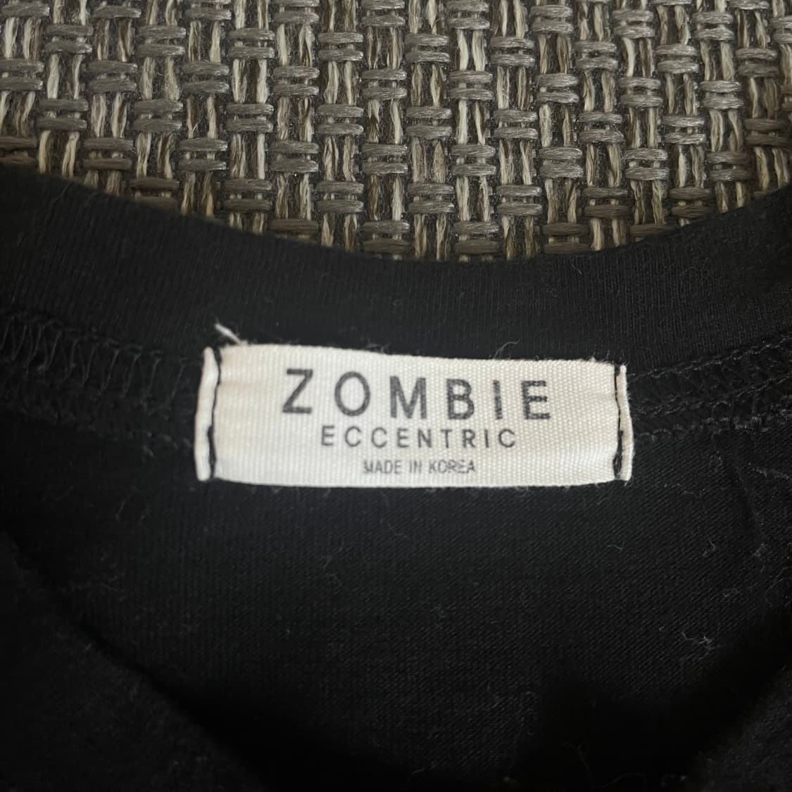 ZOMBIE ECCENTRIC 할리 프린팅 블랙 반팔티 상품이미지5