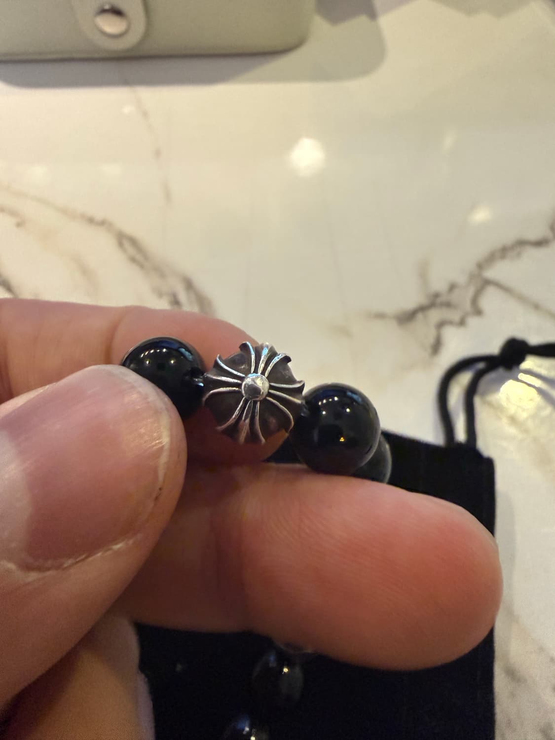 크롬하츠 10MM 8볼 비즈팔찌 상품이미지3