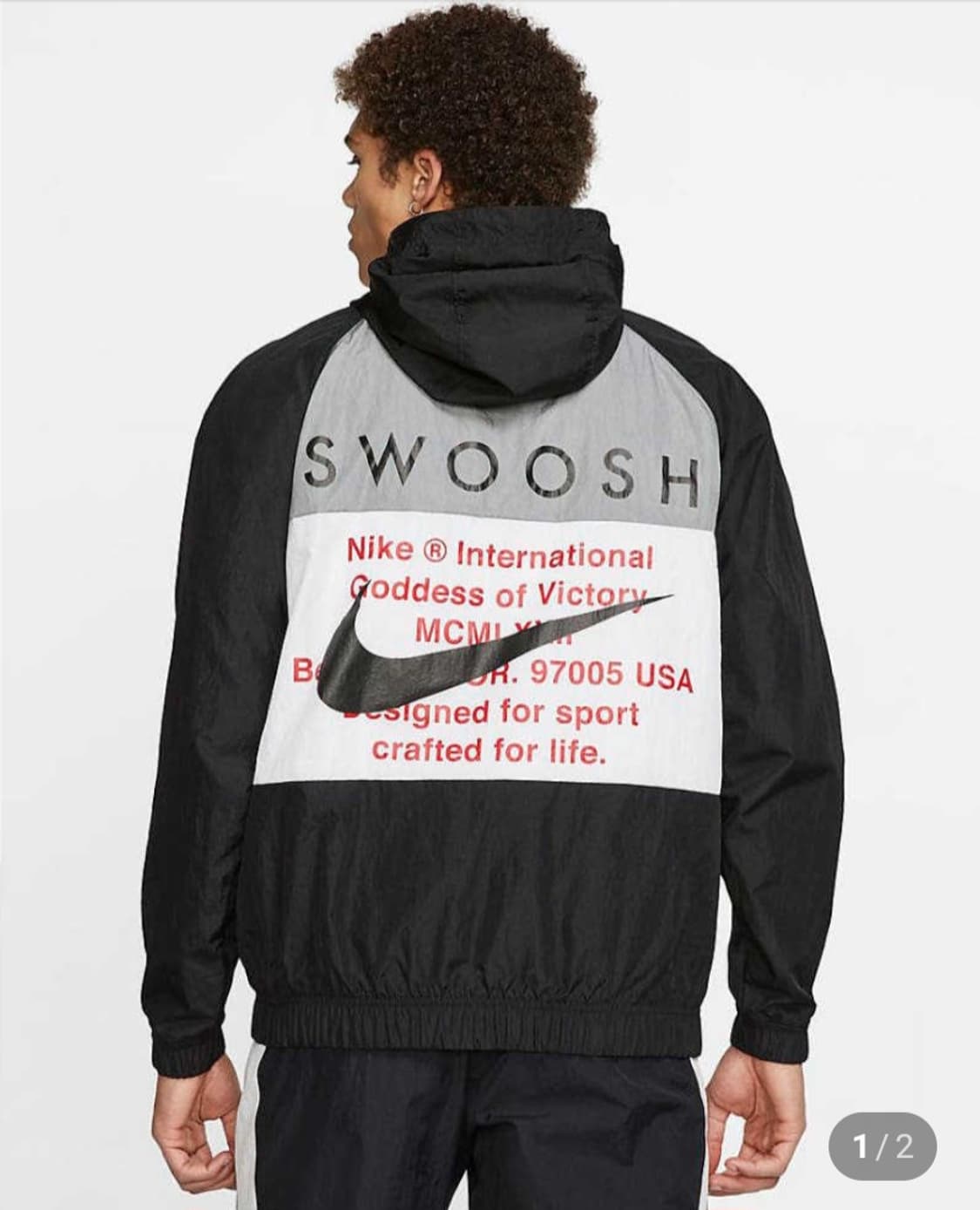 나이키 더블 스우시 바람막이 자켓 L (105추천해요) 상품이미지2