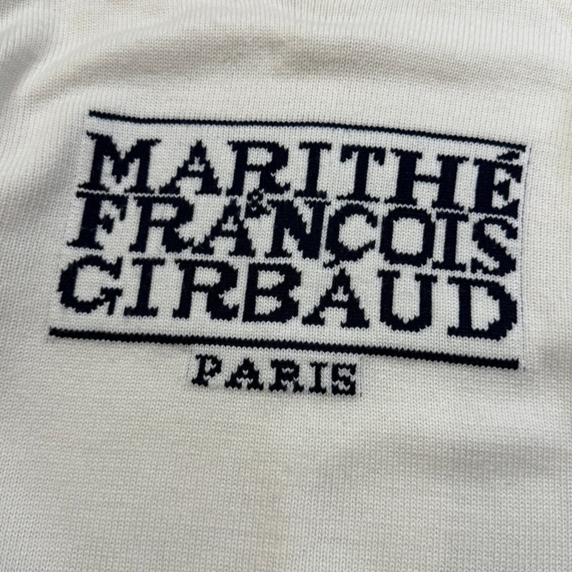 마리떼프랑소와 저버 센터로고 니트  상품이미지3