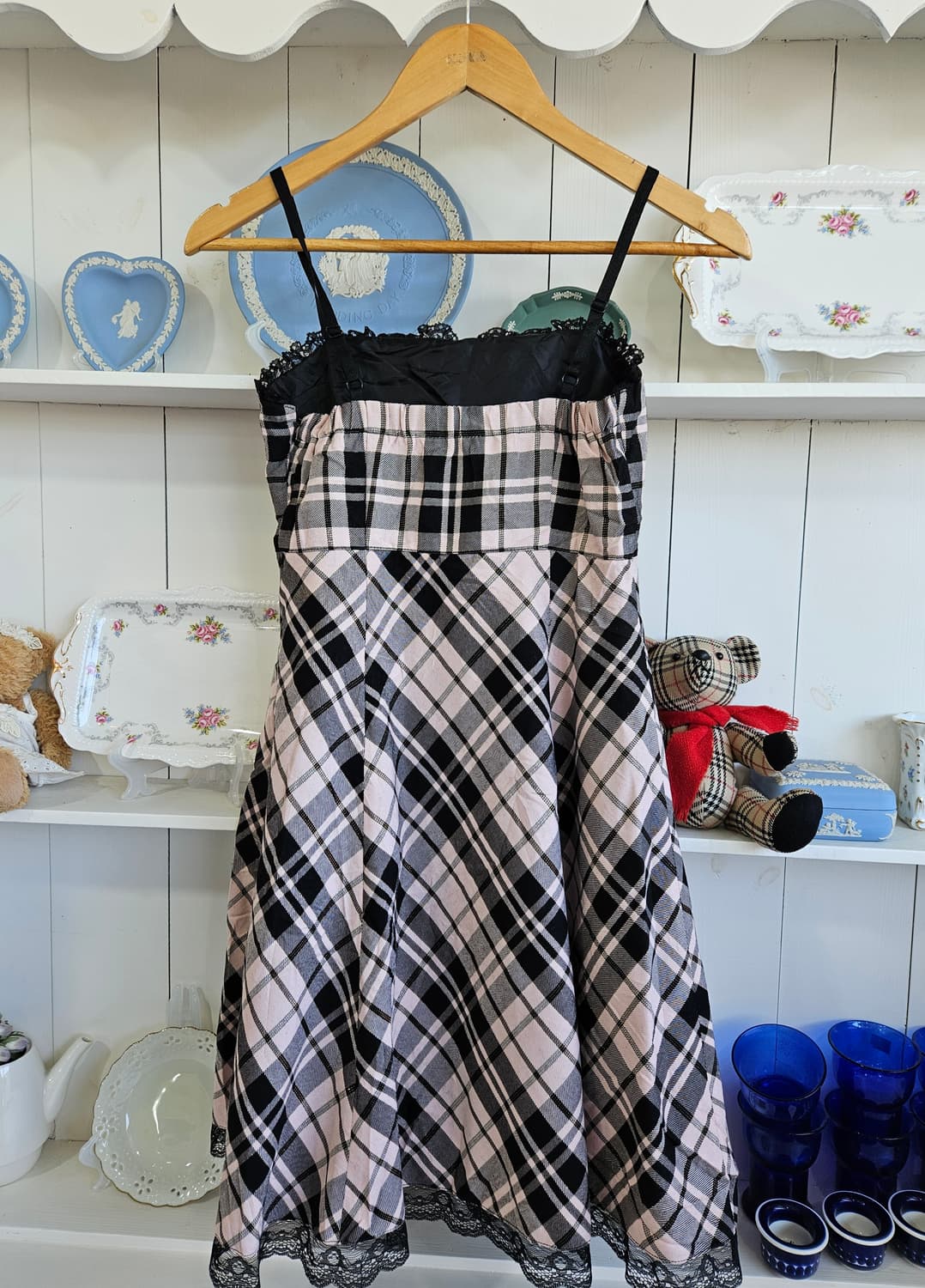 Pink Mix 핑크믹스 딸기우유 체크 원피스 상품이미지4