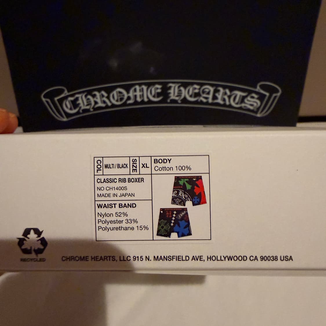 CHROME HEARTS 크롬하츠 속옷 2가지 디자인 상품이미지6