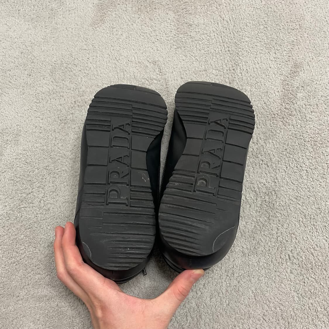 265) 프라다 스포츠 레더 나일론 로고 스니커즈 상품이미지8