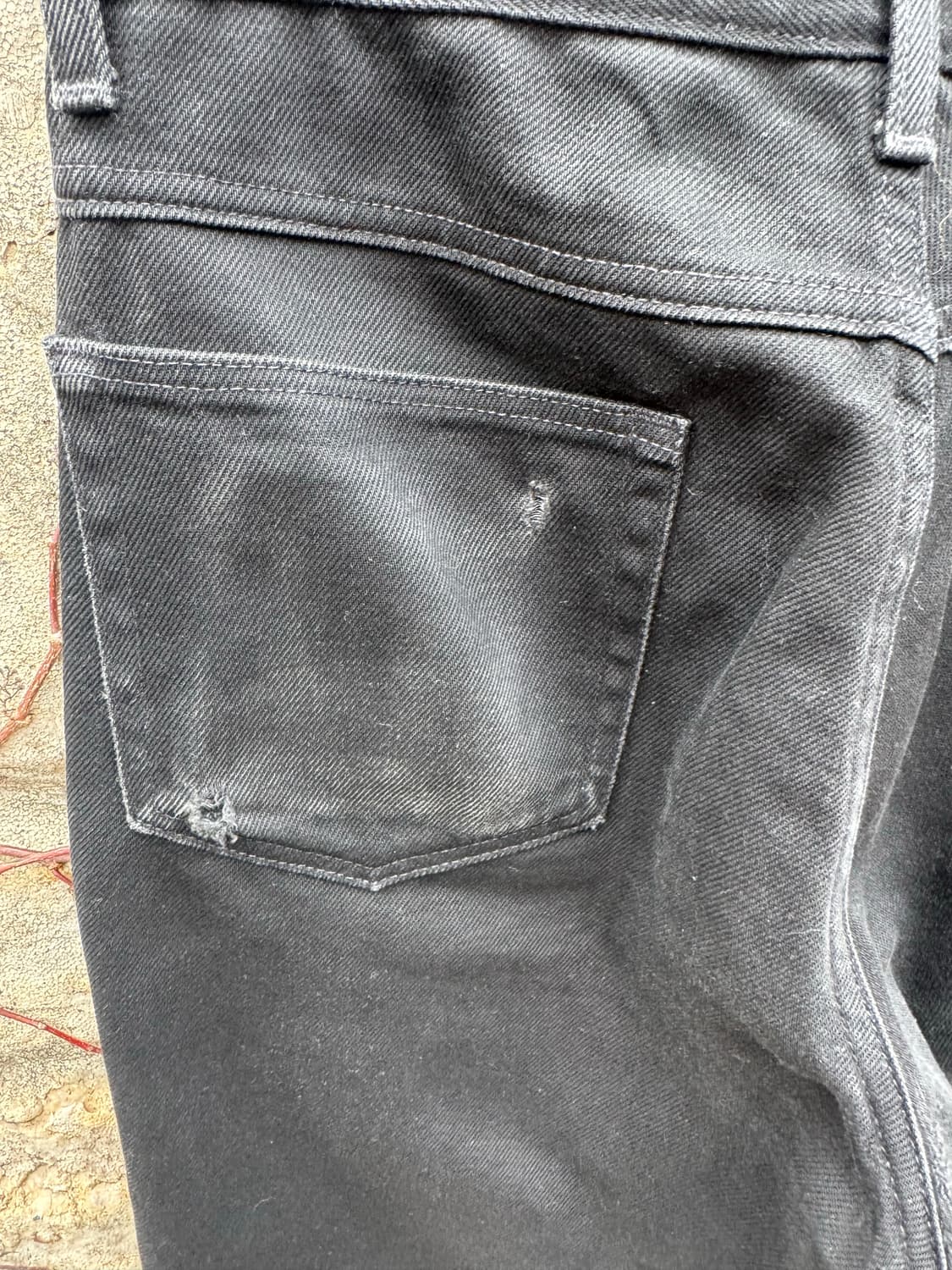 00s 엘엘빈 빈티지 블랙 데님 팬츠 상품이미지6