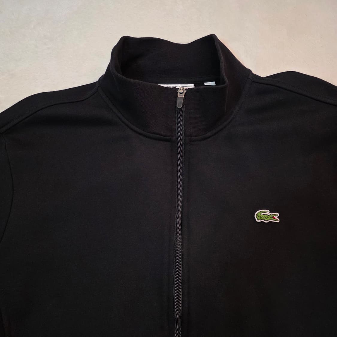 (XXL)라코스테 집업 자켓 블랙 상품이미지2