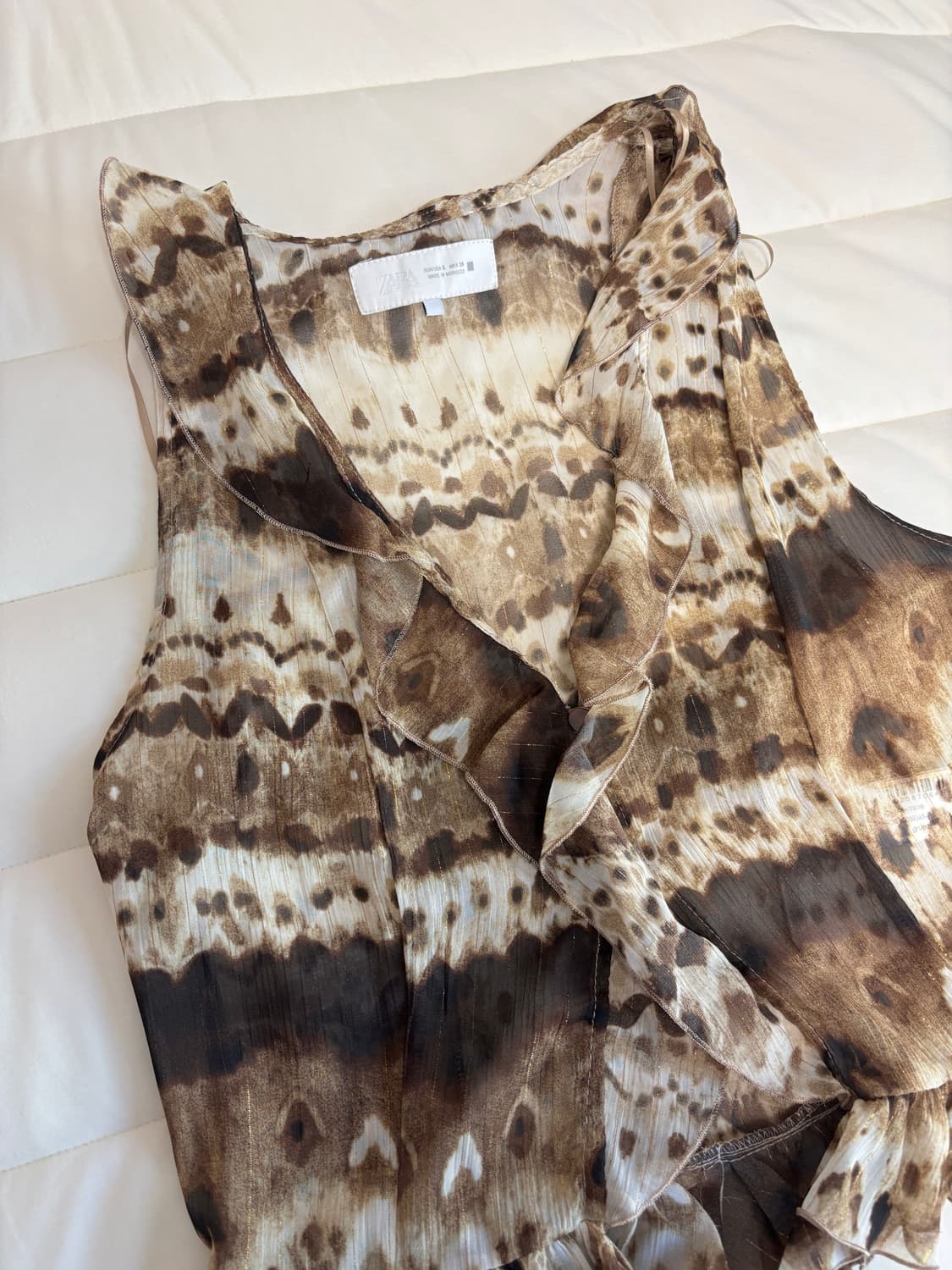 Zara 프릴 나시 상품이미지1