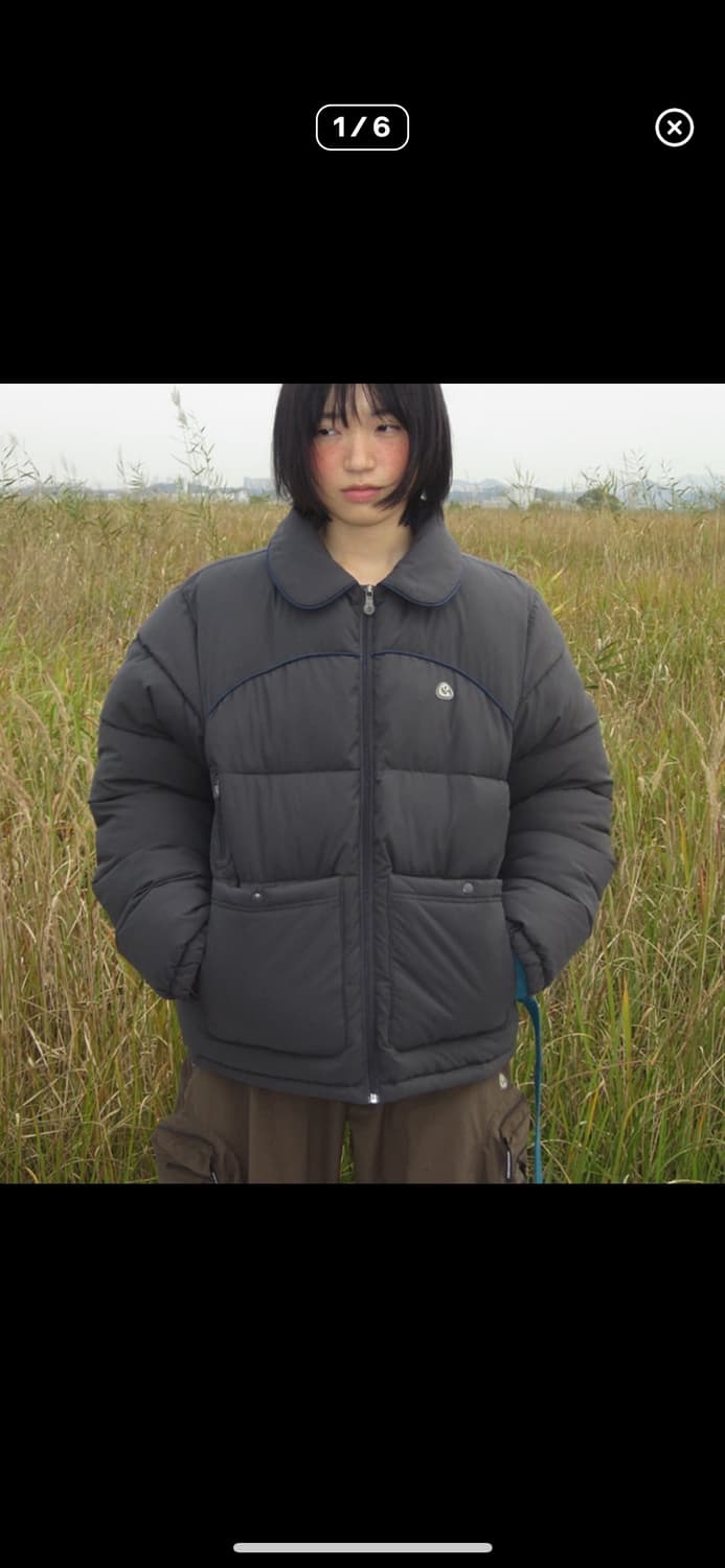 코이세이오 스마트어반유즈풀 패딩 프론트 포켓 패디드 자켓 다크 그레이 상품이미지2