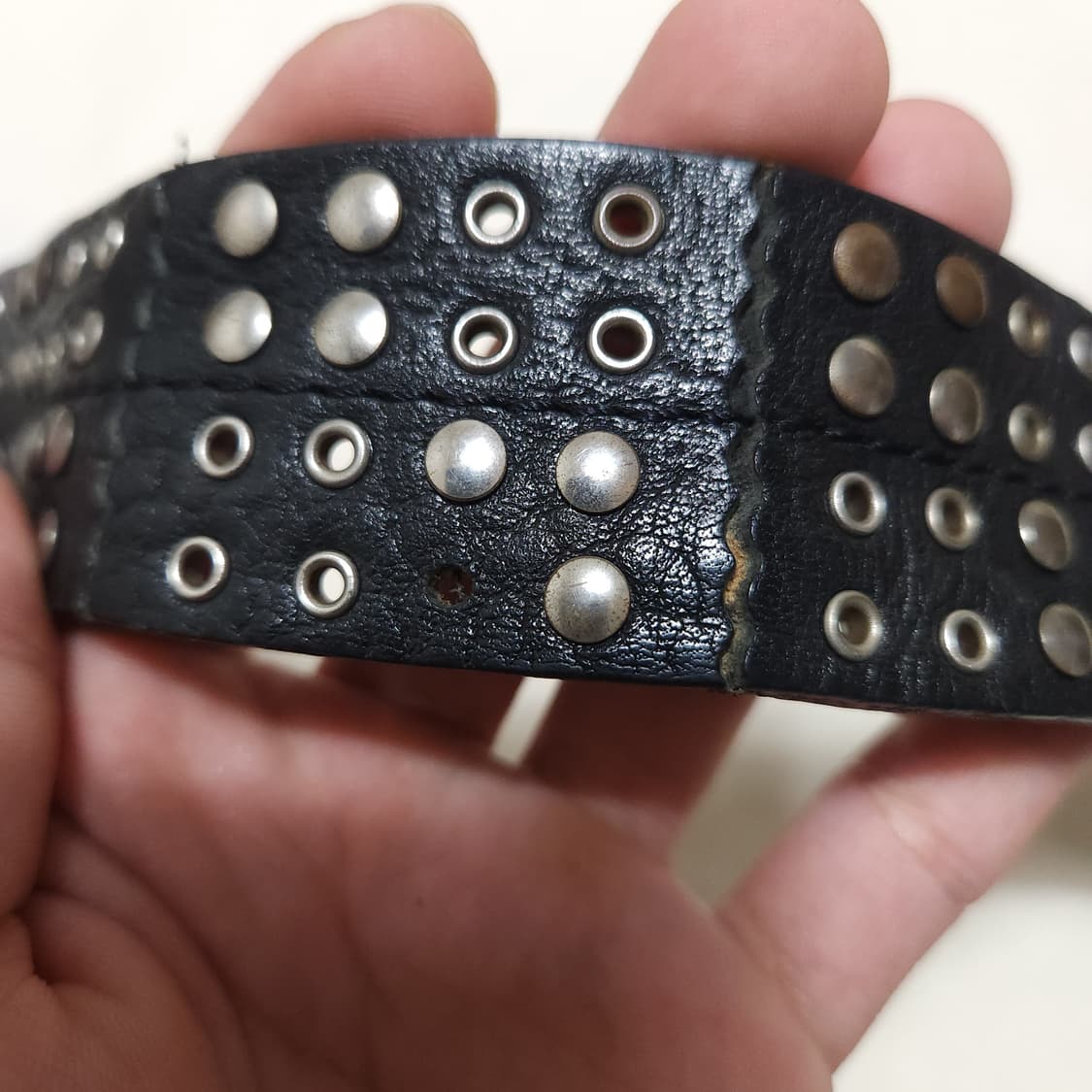 [OS] 소가죽 빈티지 스터드 남여 벨트 상품이미지7