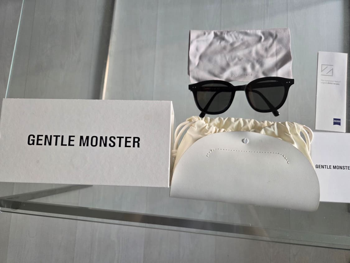 젠틀몬스터 lang 랭 블랙 선글라스 풀박스 상품이미지1