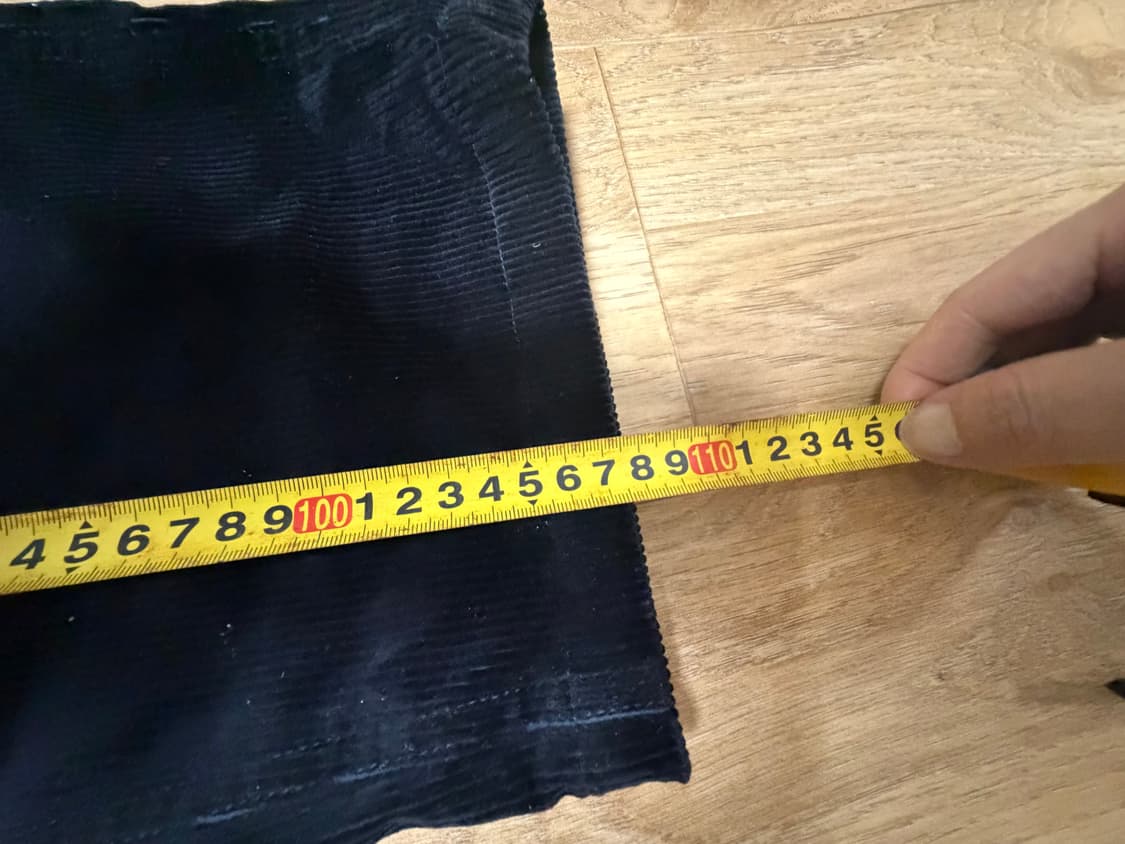 그라미치 블랙 코듀로이 팬츠 XL 상품이미지6