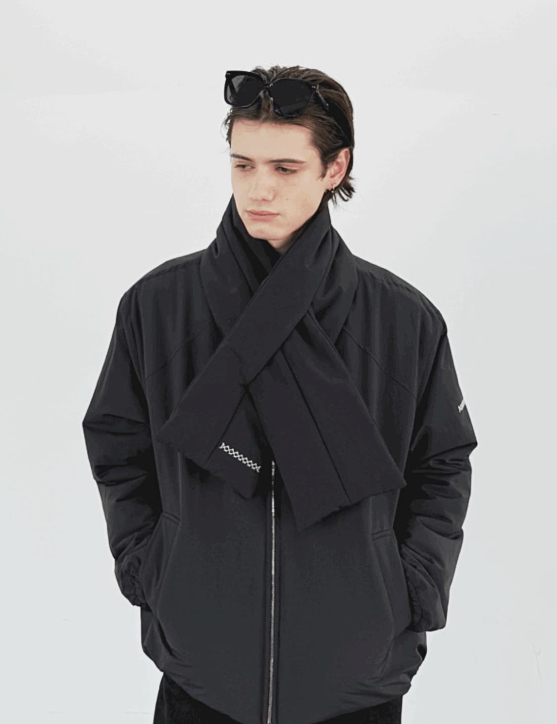 [OS]준느 A04 패디드 머플러 패딩머플러 상품이미지8