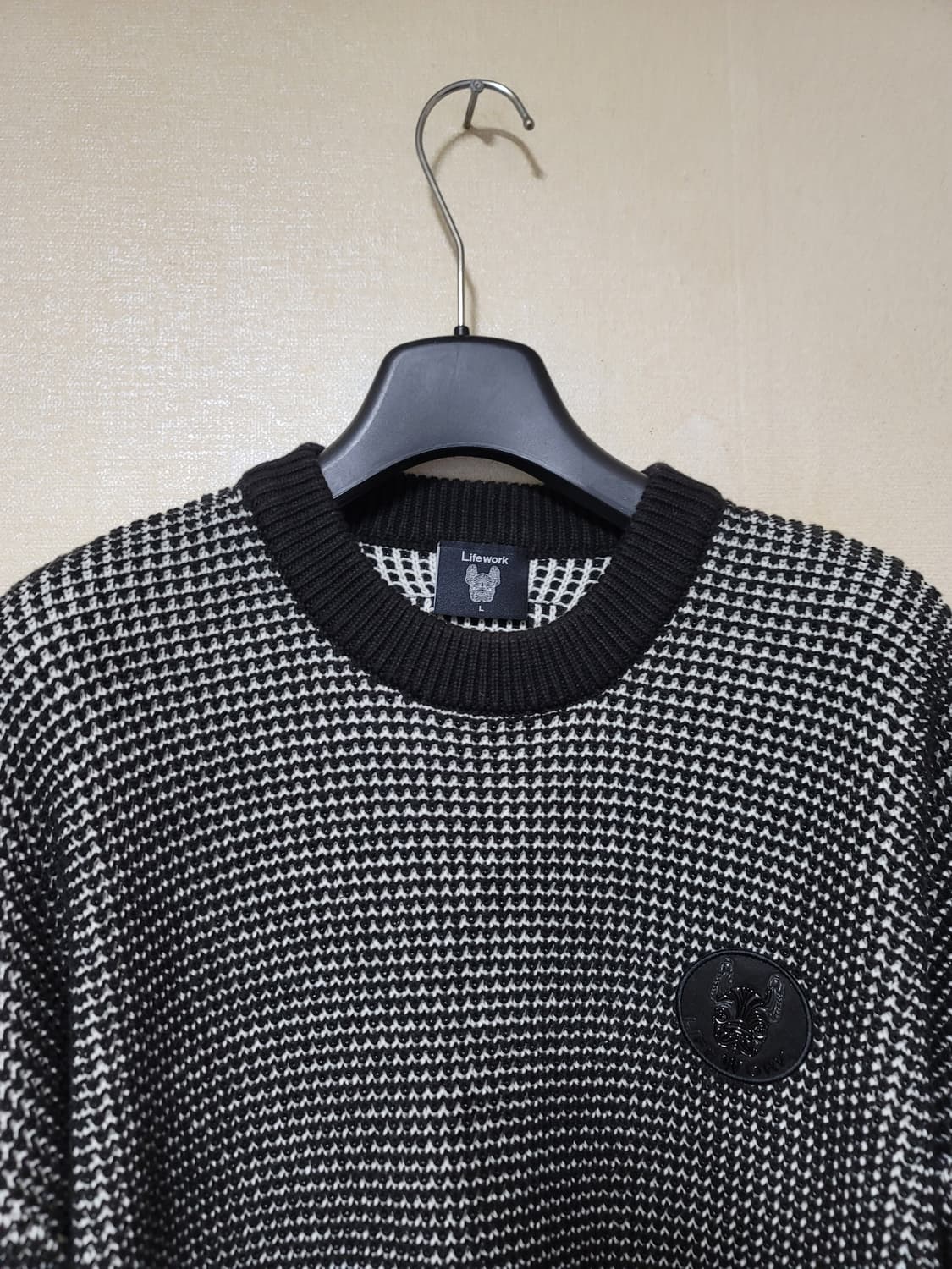 라이프워크 믹스 크루넥 니트 상품이미지2