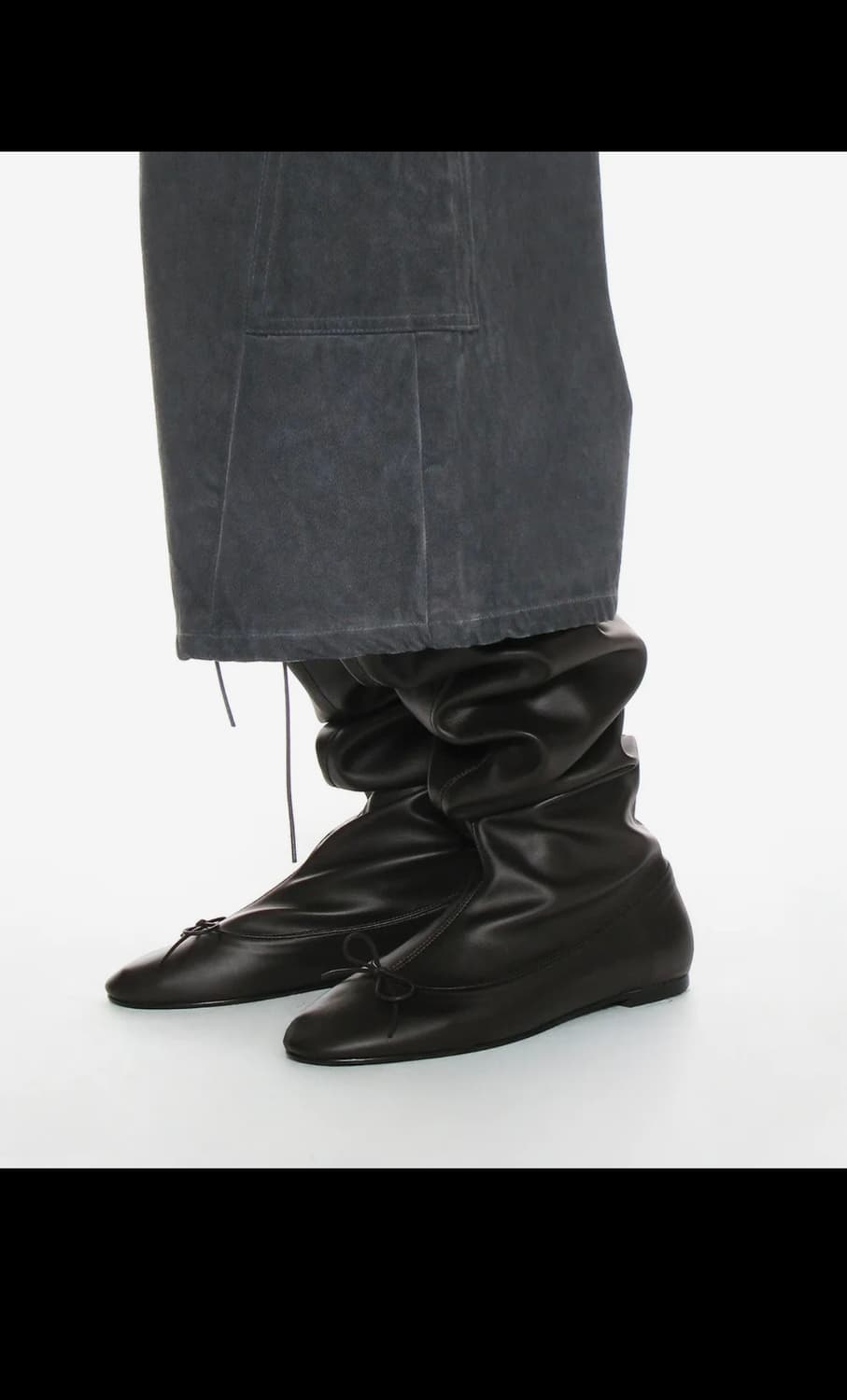 파르티멘토우먼 발레슬라우치 롱부츠 다크브라운 상품이미지2