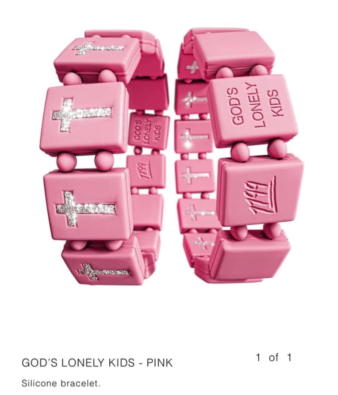 Bazo 1199 GOD'S LONELY KIDS 핑크 상품이미지1