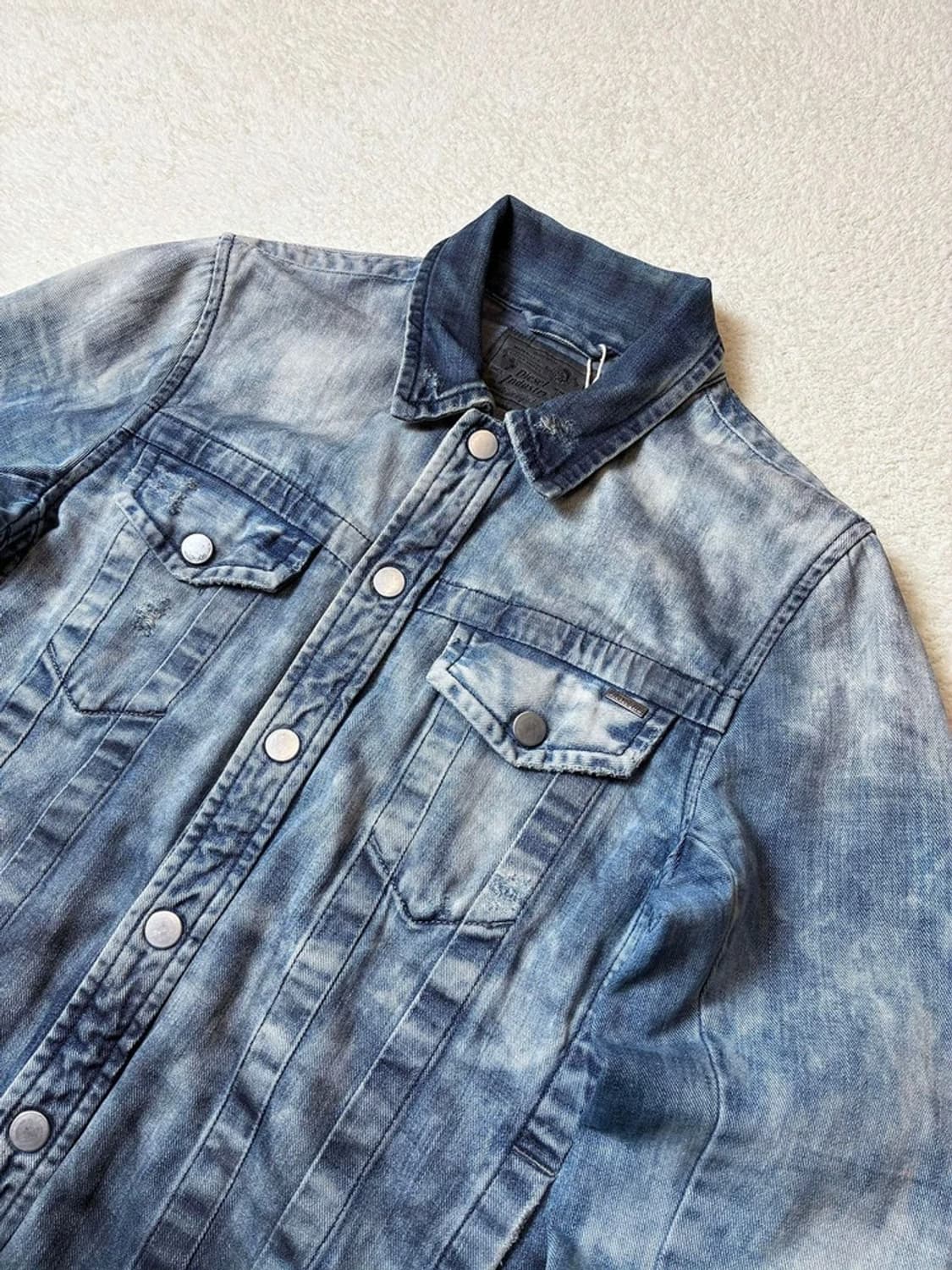 디젤 00's 워시드 데님 트러커 셔츠 자켓 PN6368 상품이미지2