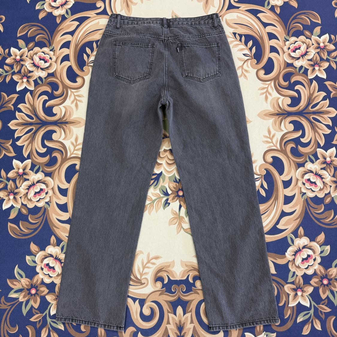 (XL)토피 TOFFEE 와이드 데님팬츠(그레이) 상품이미지5