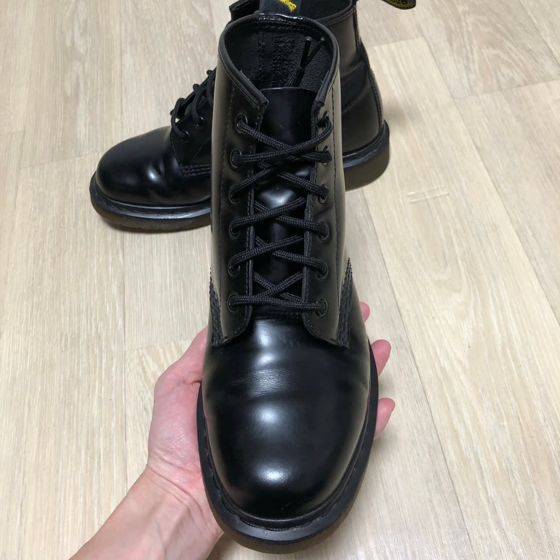 (250) 닥터마틴 Dr.martens 101 6홀 블랙 스무스 부츠 상품이미지7