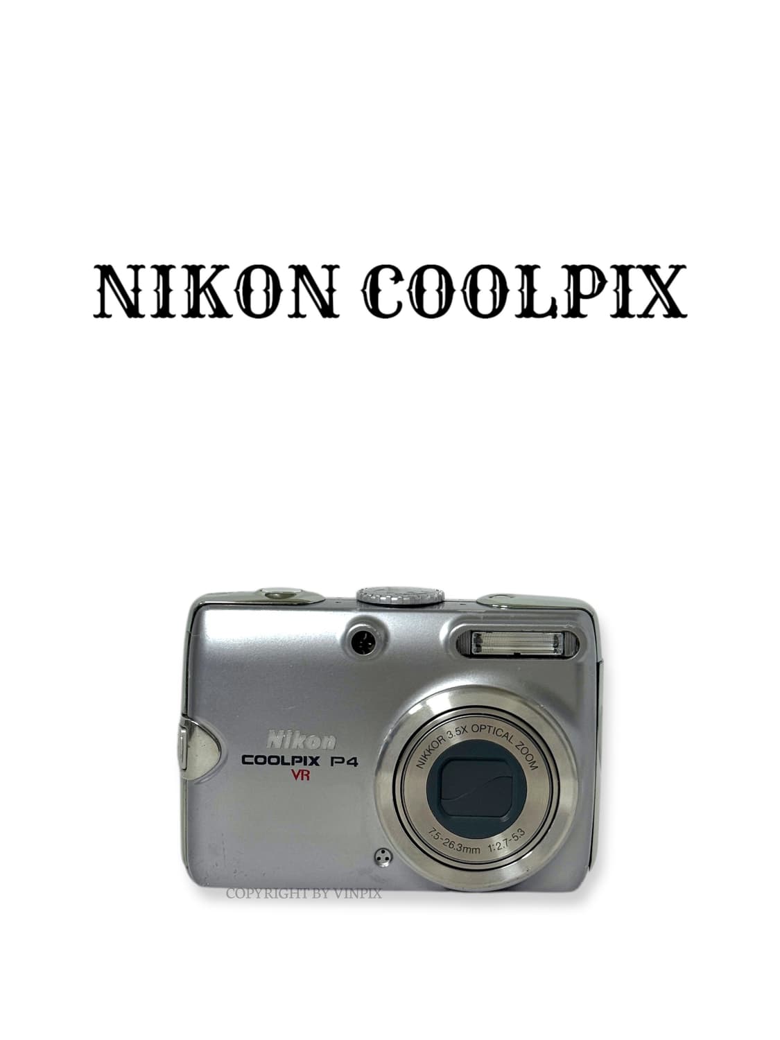 니콘 쿨픽스 P4(coolpix p4) 빈티지 디지털 카메라 디카 상품이미지1