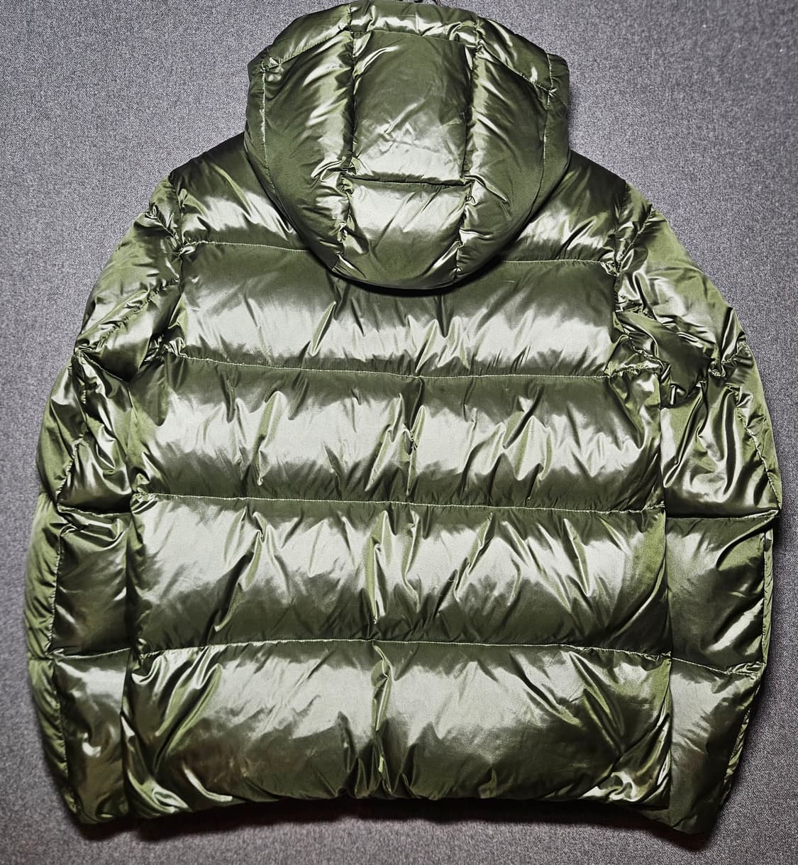 NIX 유광 후드 오리털 패딩 D/GREEN 95 상품이미지6