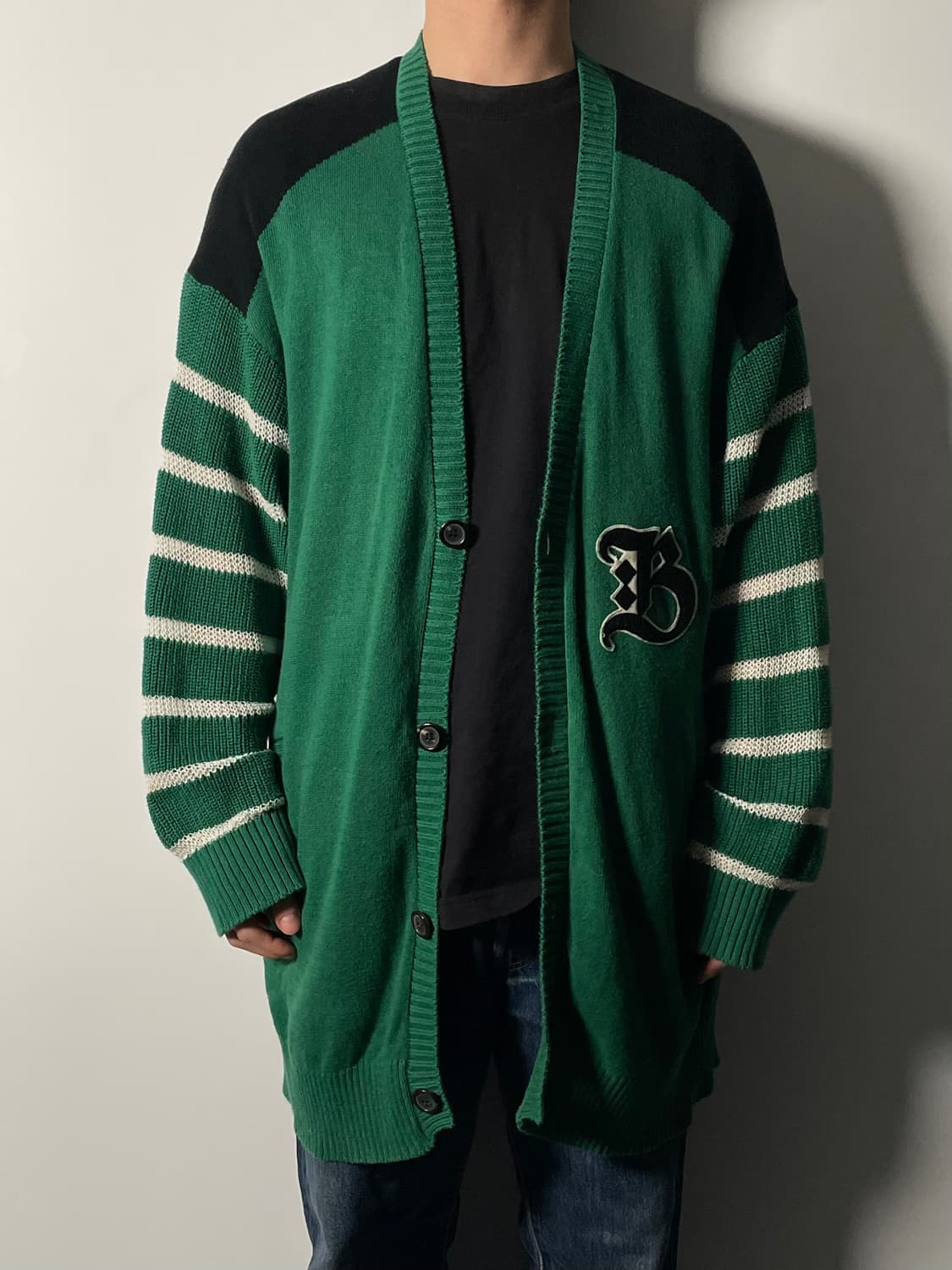 19FW 언더커버 아플리케 엠블럼 롱 가디건 (on.623)   상품이미지1