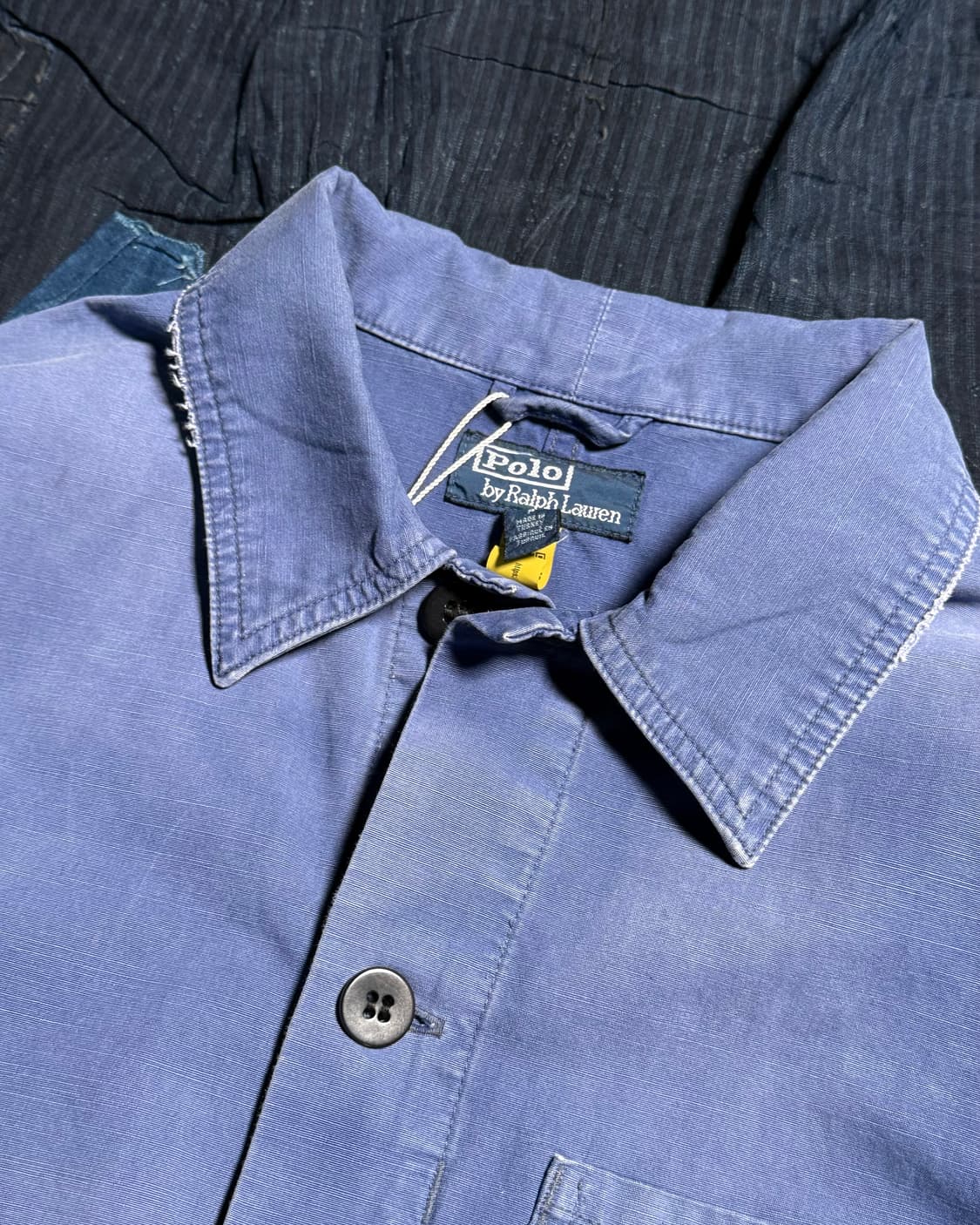 폴로 랄프로렌 디스트레스드 데님 초어 자켓 S 상품이미지2