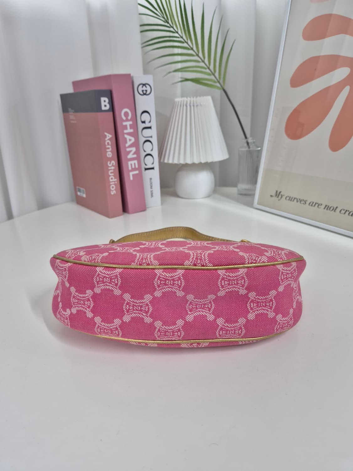 셀린느 아바 트리오페 핑크데님 호보백 상품이미지8