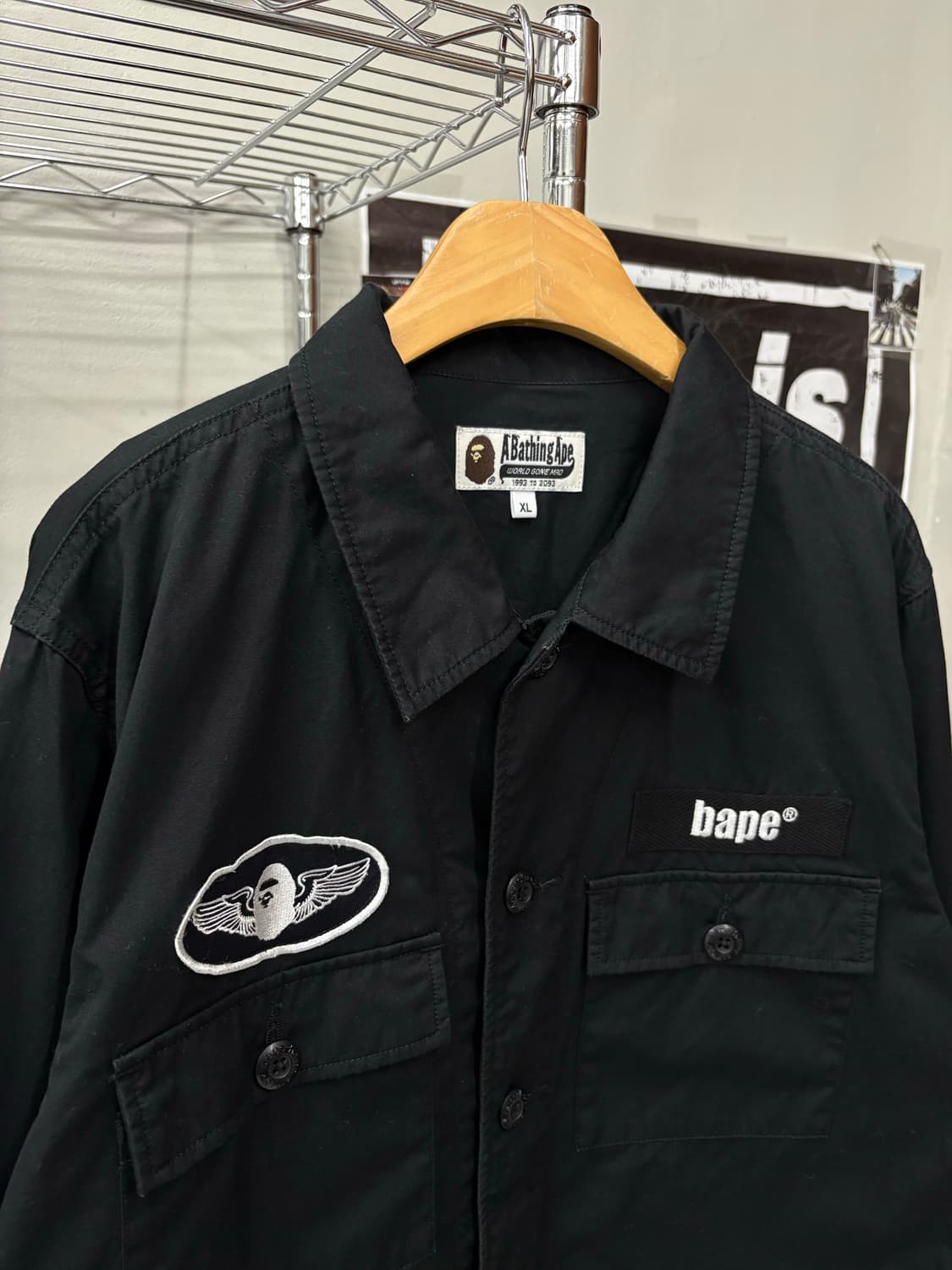 bape 베이프 밀리터리 포켓 워크셔츠 상품이미지2