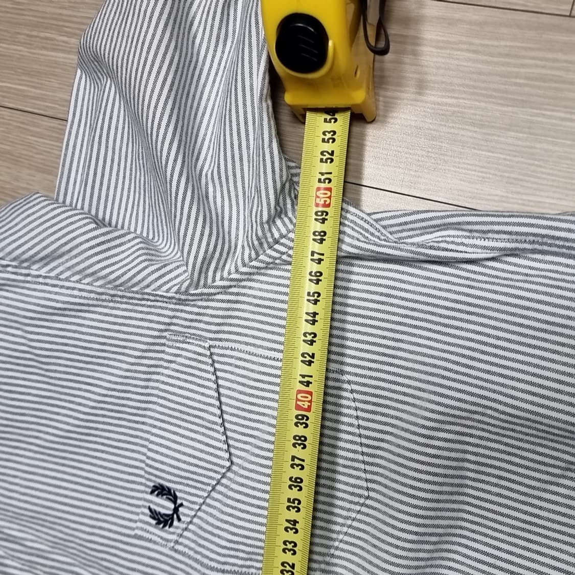 프레드페리 스트라이프 긴팔 셔츠(m) 상품이미지9