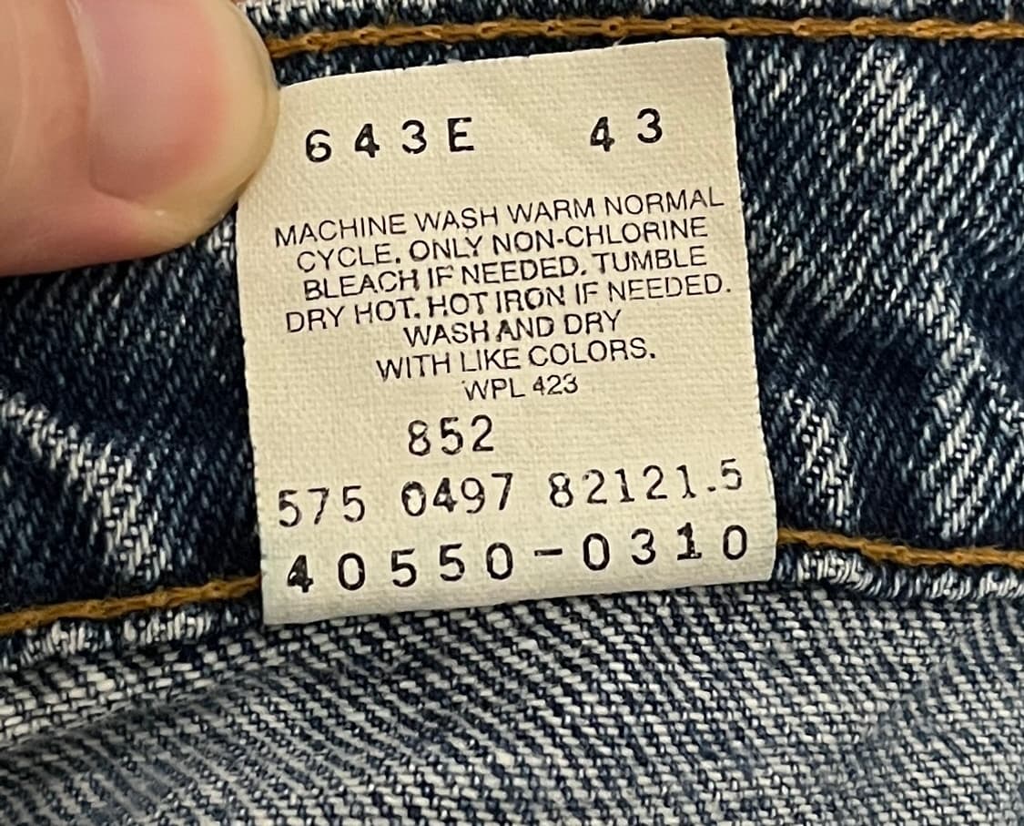90’s Levis 550 Orange tab 상품이미지6