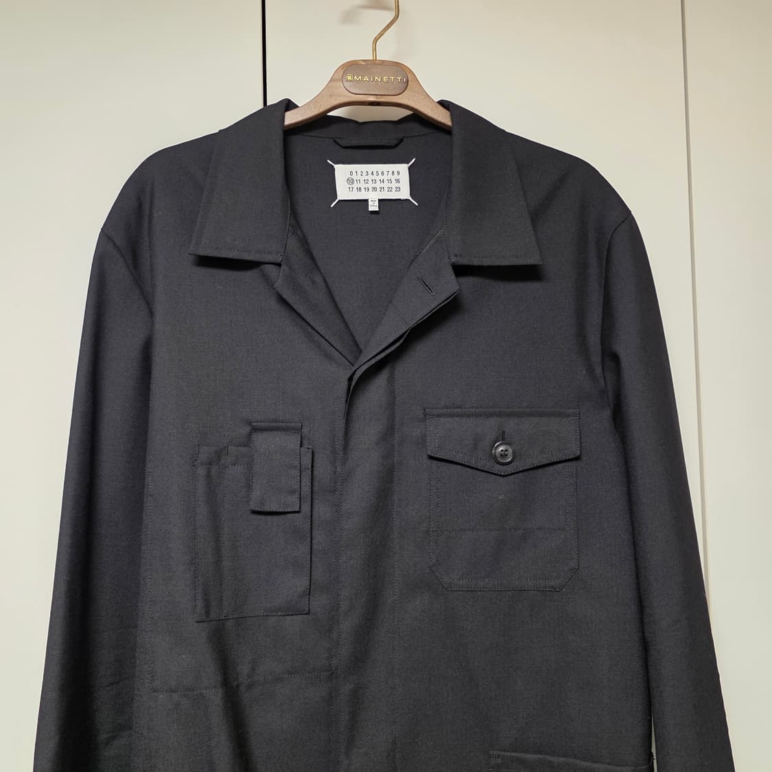 마르지엘라 멀티 포켓 셔츠 자켓 46 블랙 상품이미지4