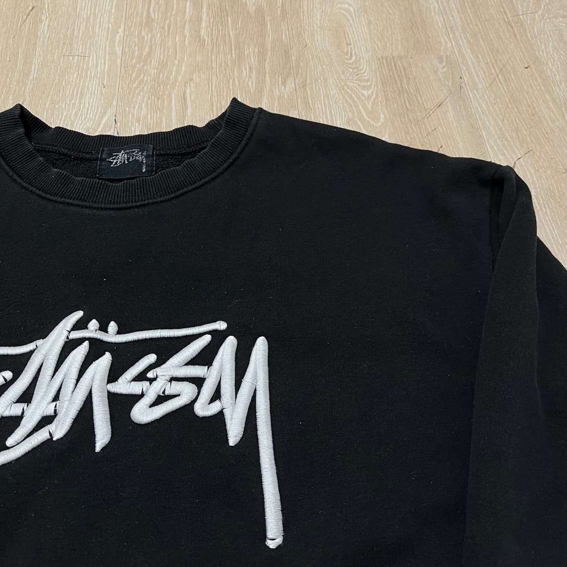 스투시 Stussy 자수로고 코튼 맨투맨 M(95) 상품이미지2