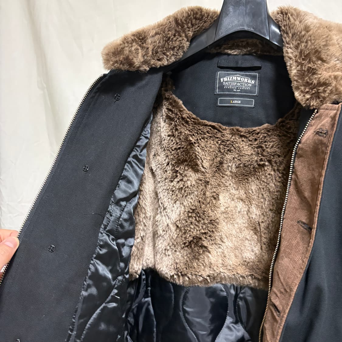 프리즘웍스 N-1 덱자켓 / 블랙, L 상품이미지7