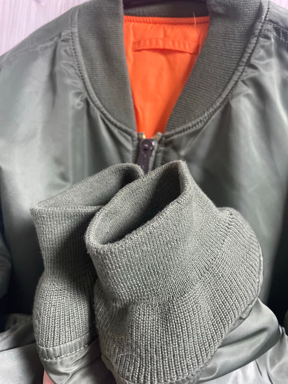 [XL] 알파인더스트리 ma-1 세이지 상품이미지7