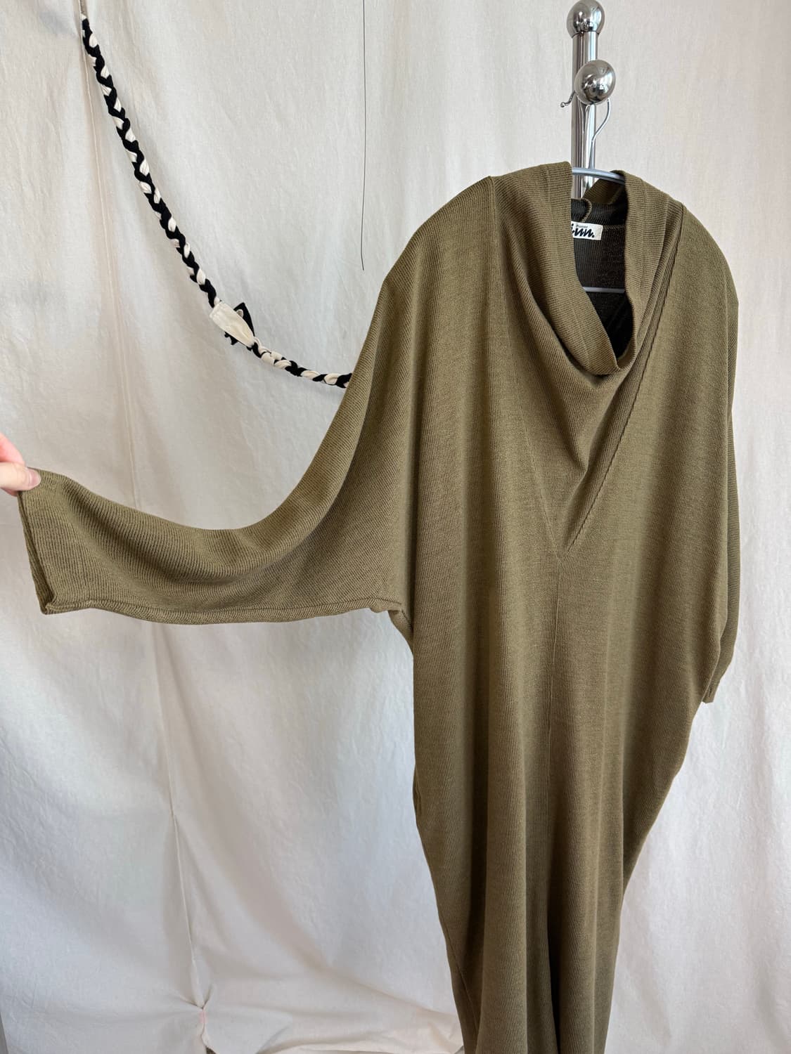 Plantation 올리브 니트 드레스 상품이미지5