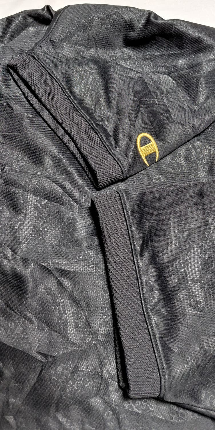 [M] 챔피언 재팬 골드 자수 로고 반팔 후드 트랙탑 (블랙/골드) 상품이미지9