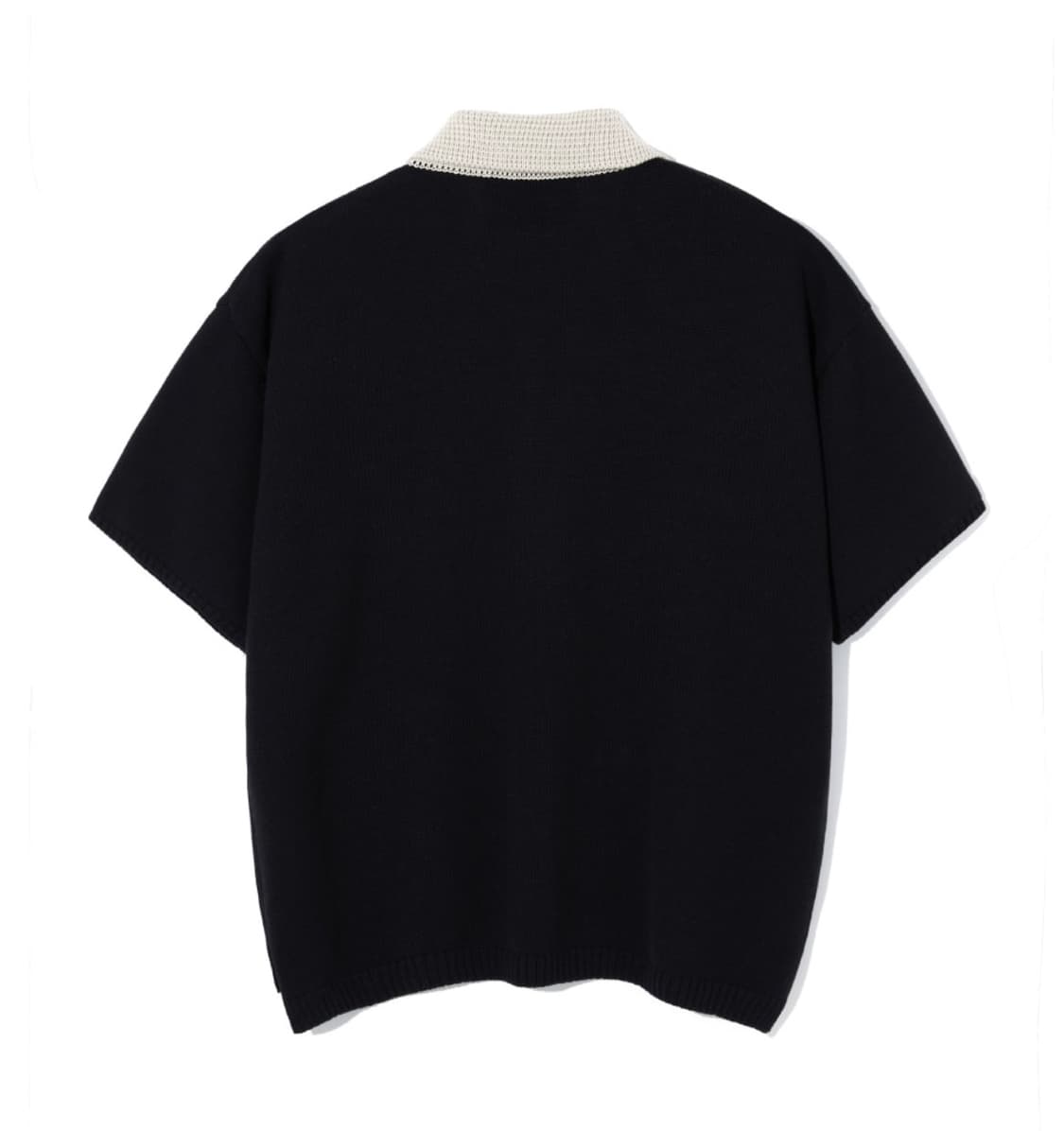 세터 나폴리 소프트 코튼 폴로 니트 리조트 반팔 피케 카라 니트 블랙 M 상품이미지6