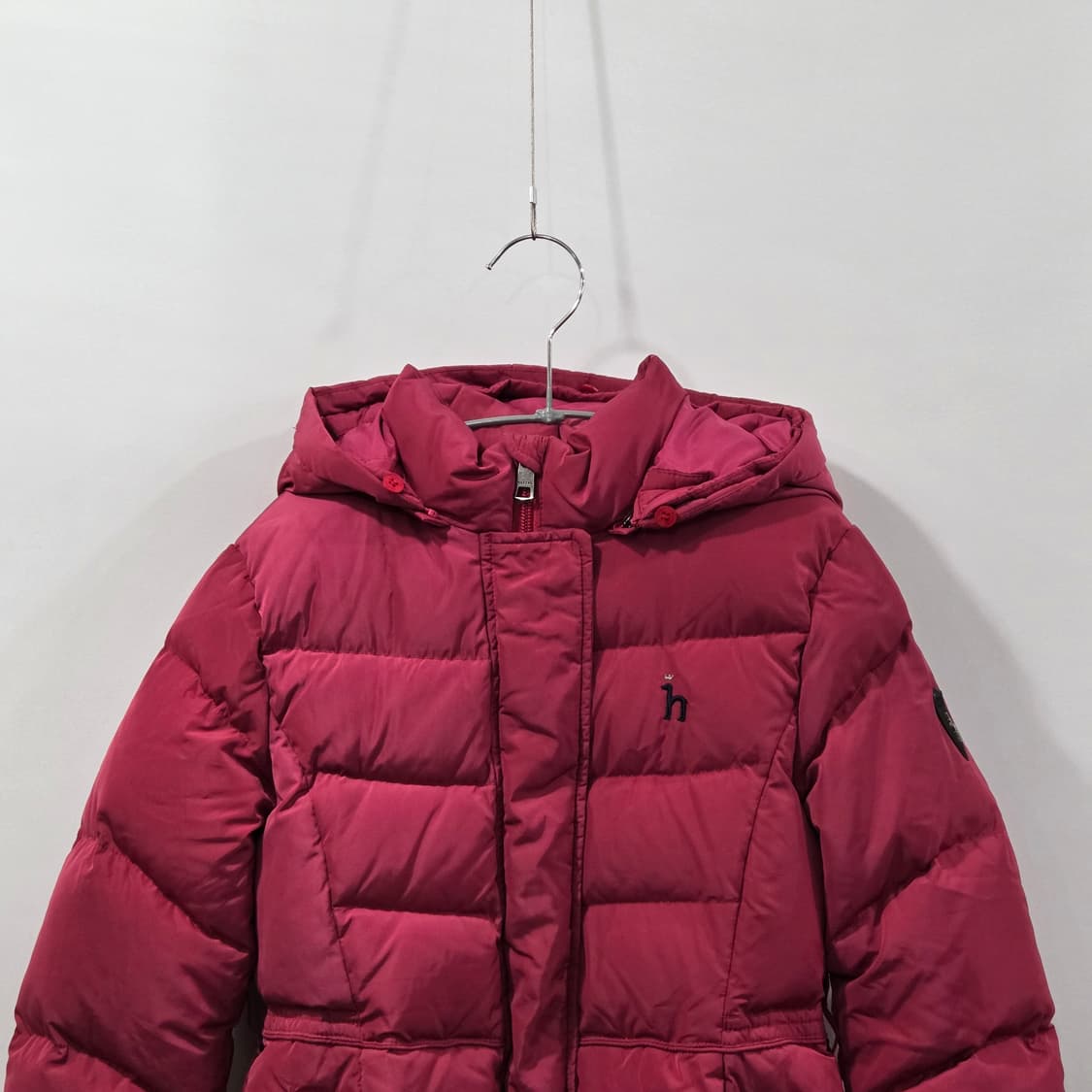 헤지스 키즈 구스다운 롱패딩 145/11Y 상품이미지2