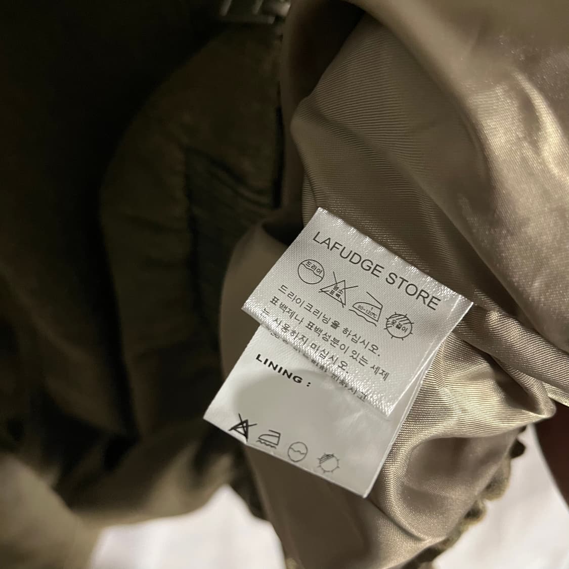 lafudgestore . 버핑레더 봄버자켓 상품이미지4