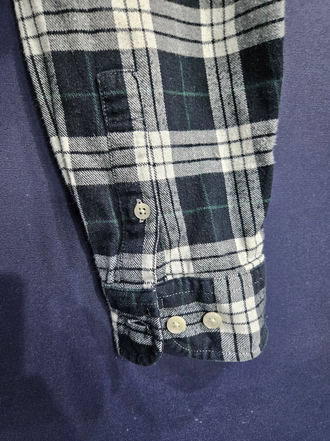 빈폴 스트라이프 체크 남성 100 긴팔셔츠  상품이미지5