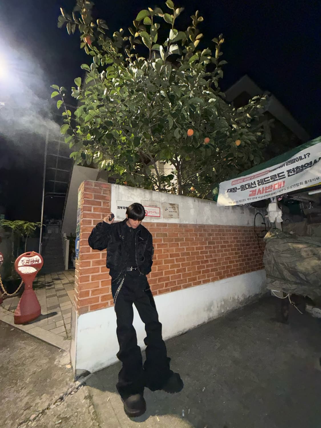 에모스탠스클럽 레더 패치 플레어진 V2 상품이미지2