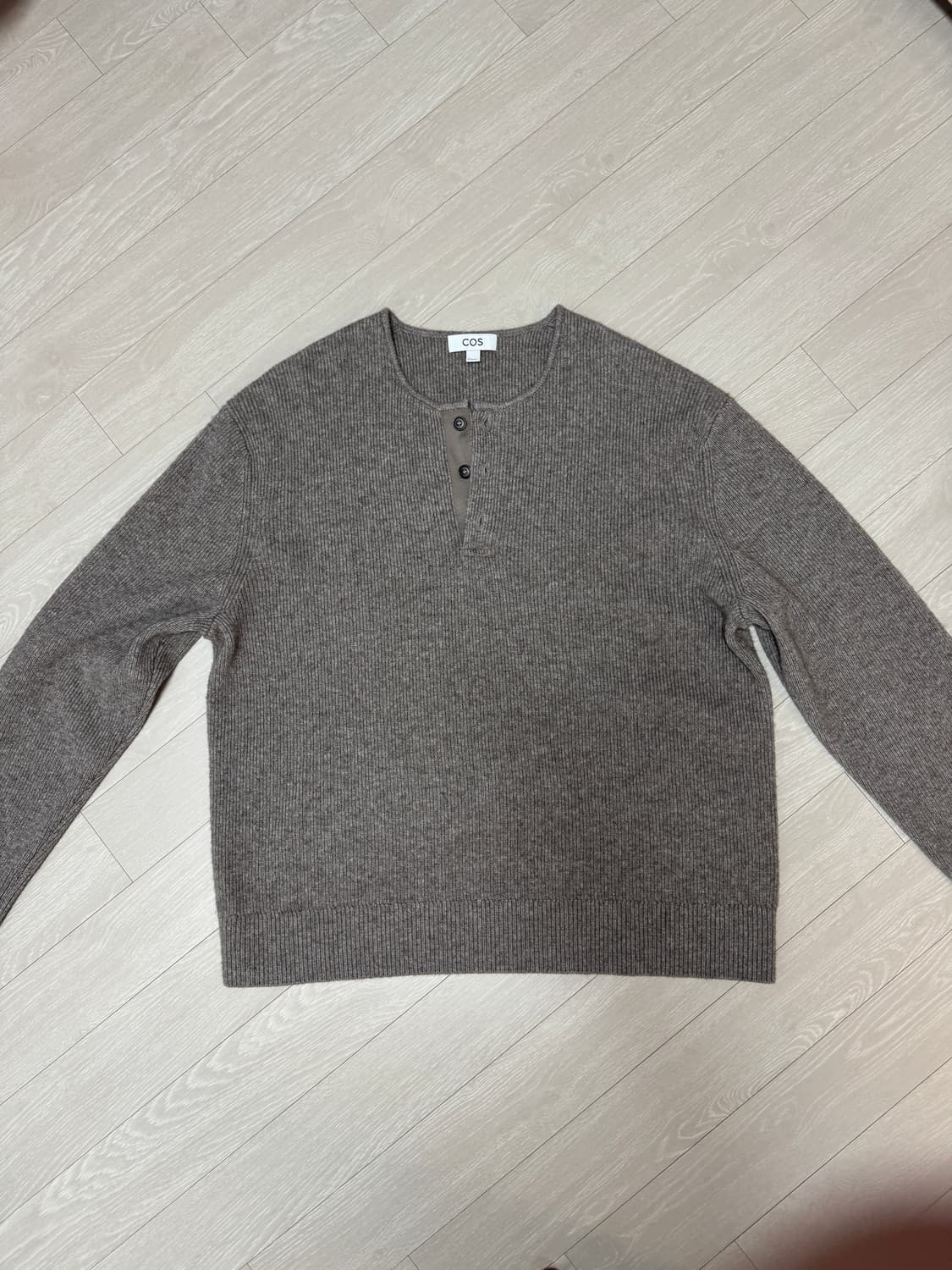 COS 니티 메리노 야크 헨리 탑 L (헨리넥니트) 상품이미지5