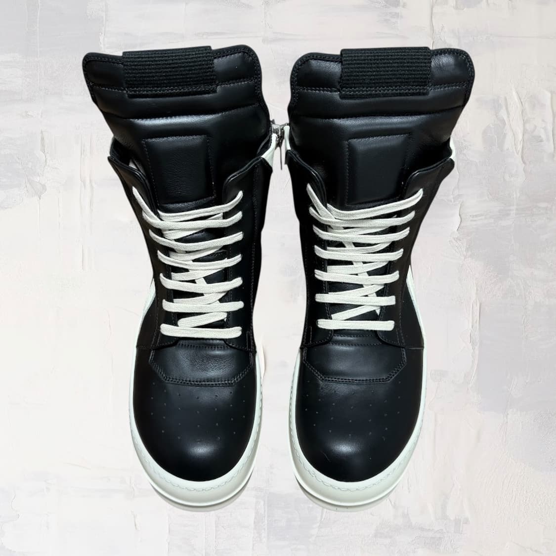 (풀구성 새상품) 릭오웬스 지오바스켓 검흰 LPO 39.5 사이즈 상품이미지2