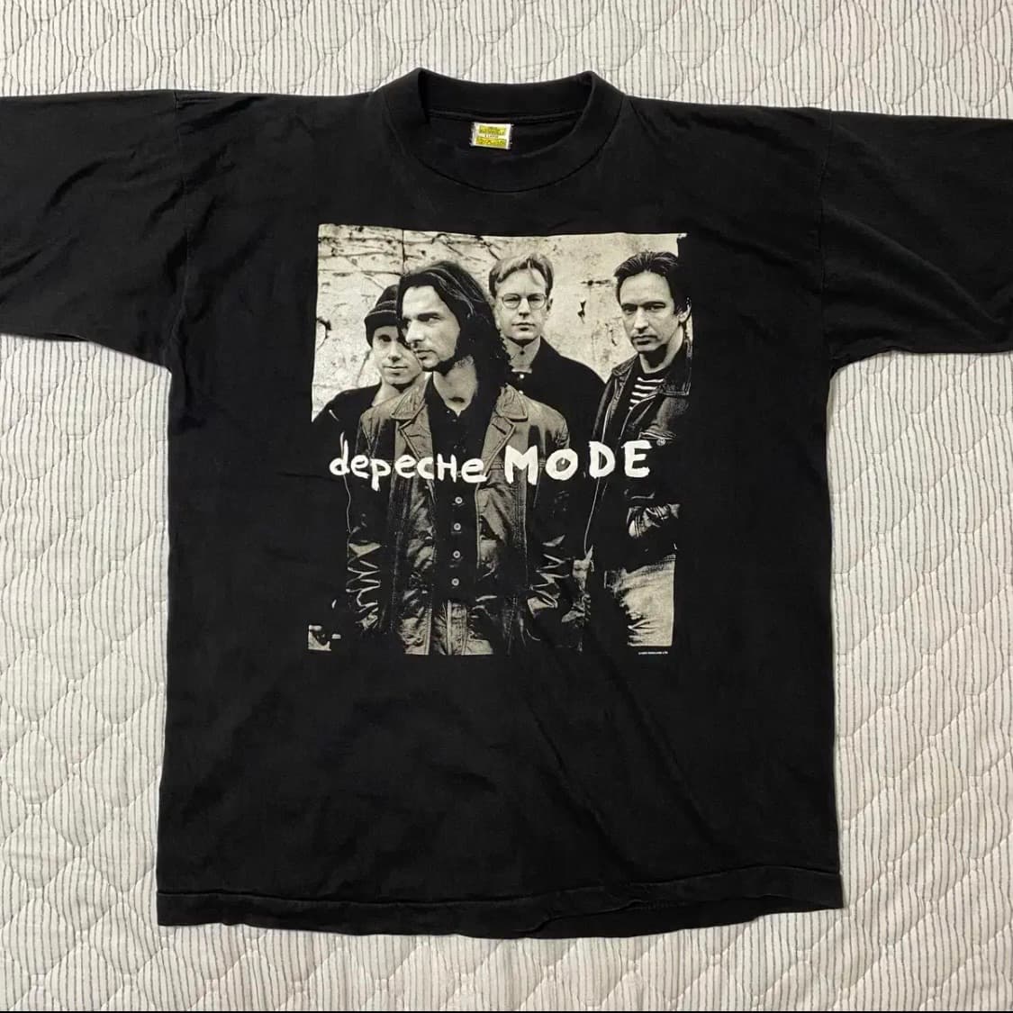 디페쉬 모드 빈티지 밴드티 투어 반팔 티셔츠 depeche mode XL 상품이미지1