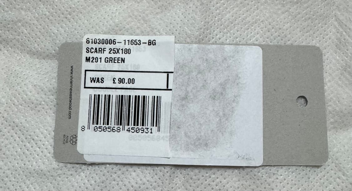 비비안웨스트우드 ORB 로고 머플러 상품이미지3