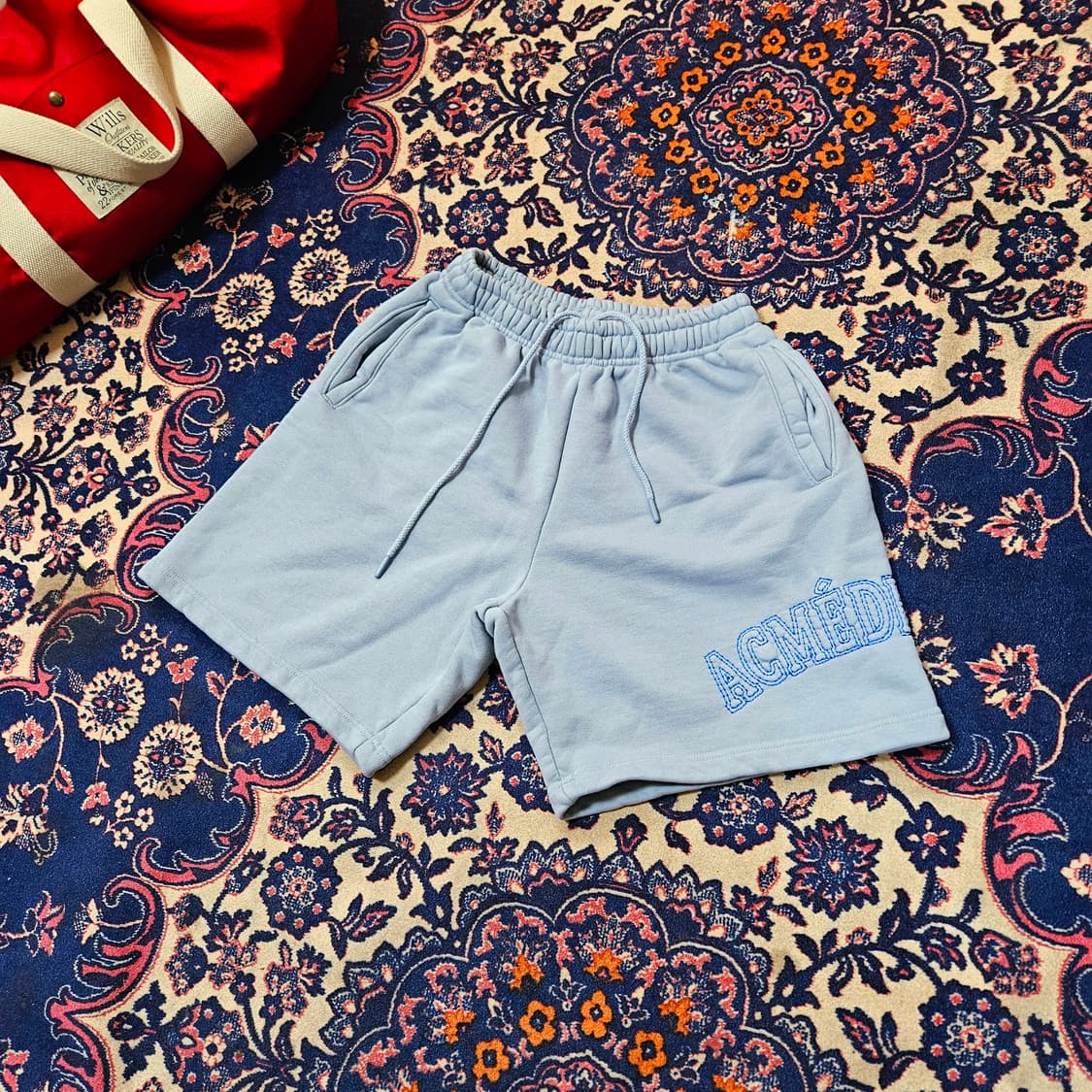 아크메드라비 사이드 레터링 코튼 숏츠 반바지 상품이미지1