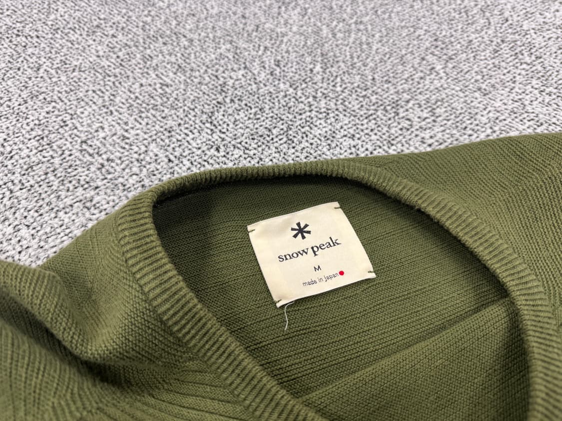 스노우피크 재팬 WG 스트레치 니트 반팔 상품이미지3