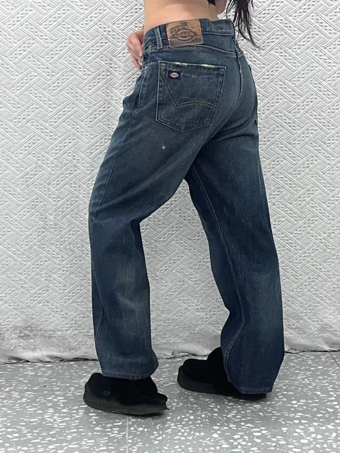 디키즈 올드스쿨 빈티지 워싱 데님팬츠 36인치 C07712 상품이미지1