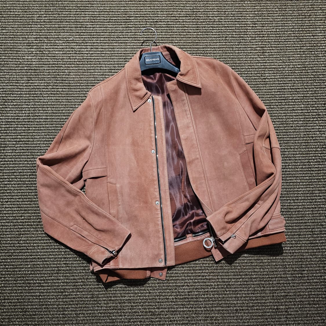 솔리드옴므 가죽자켓 브라운 50  상품이미지2