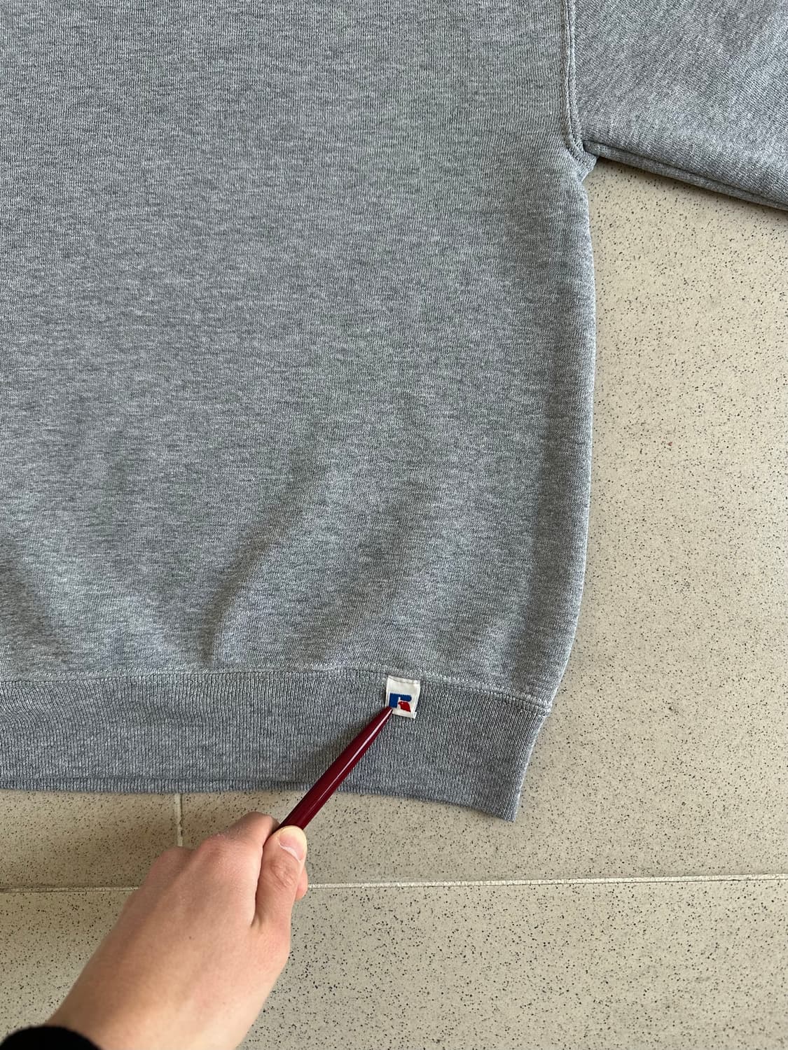90s 빈티지 러셀 스웻셔츠 그레이 M 상품이미지3