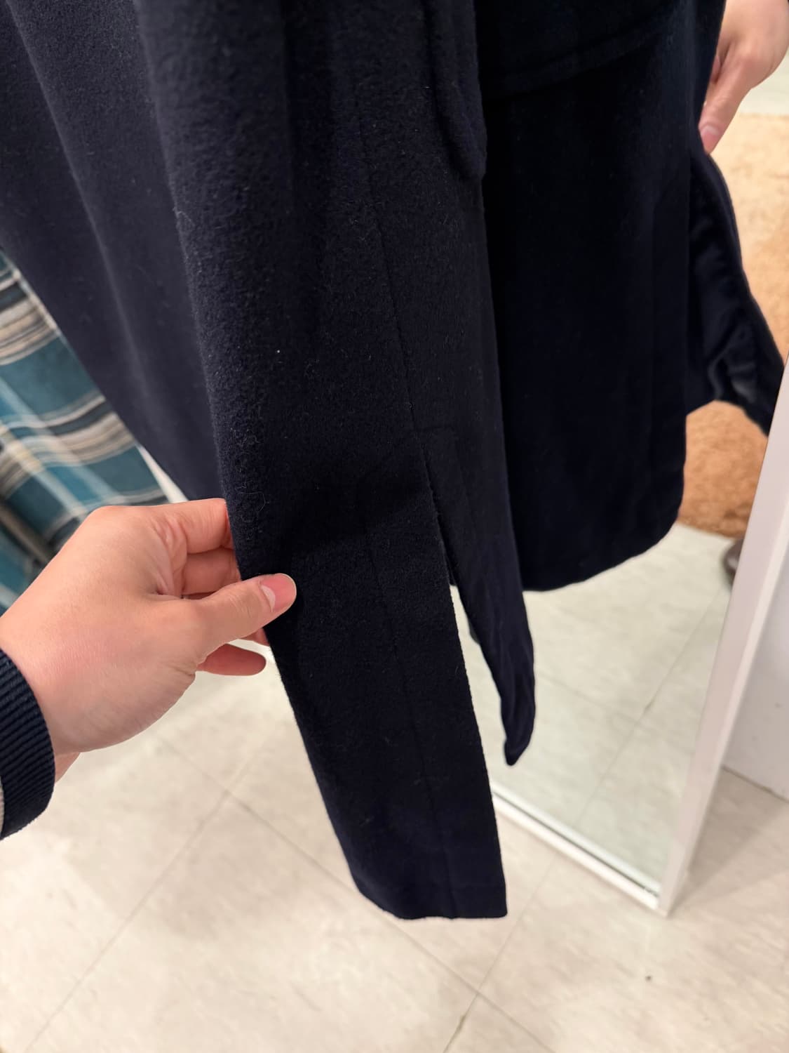 New Yorker 뉴요커 빈티지 울 더플 집업 코트 (Japan) 상품이미지8